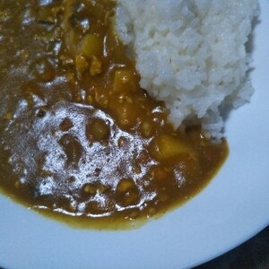 節約☆鶏ミンチカレー